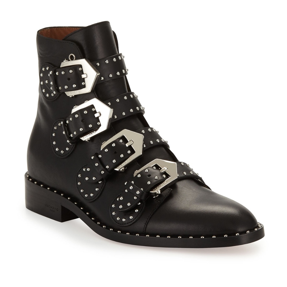 Givenchy Studded Leather Ankle Boot (38)
